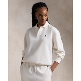 Polo-Collar Fleece Pullover