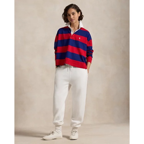 폴로 랄프로렌 Striped Cropped Jersey Rugby Shirt