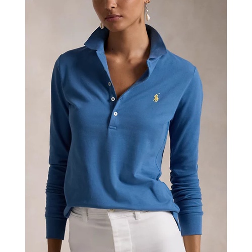 폴로 랄프로렌 Slim Fit Stretch Long-Sleeve Polo Shirt