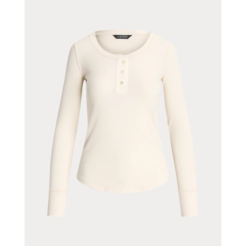 폴로 랄프로렌 Stretch Cotton Long-Sleeve Henley Tee