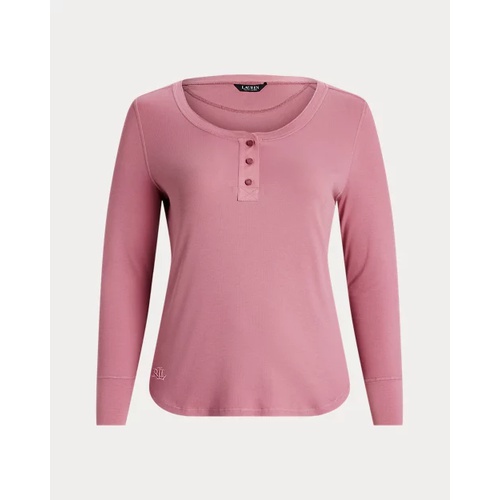 폴로 랄프로렌 Stretch Cotton Long-Sleeve Henley Tee