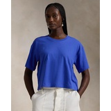 Boxy Fit Cropped Cotton Jersey Tee