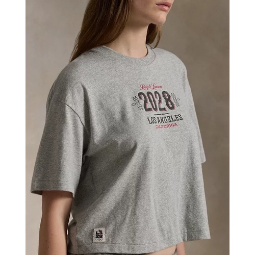 폴로 랄프로렌 LA28 Olympic Jersey Cropped Tee