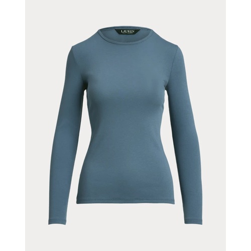 폴로 랄프로렌 Cotton-Blend Long-Sleeve Top