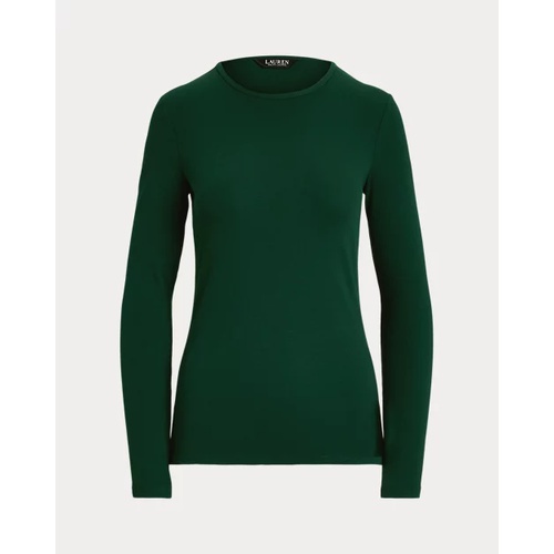 폴로 랄프로렌 Cotton-Blend Long-Sleeve Top