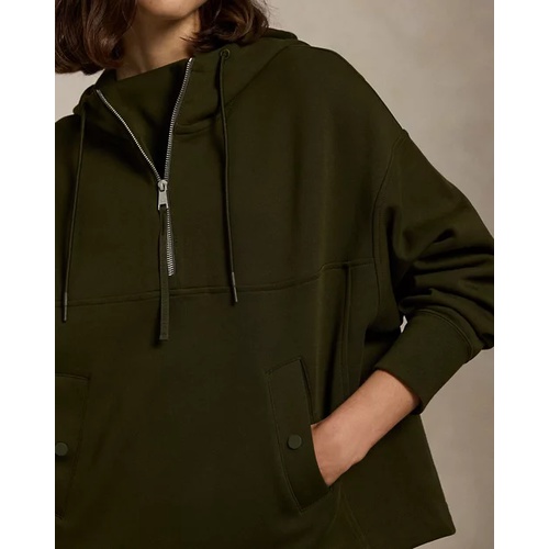 폴로 랄프로렌 Double-Knit Jacquard Half-Zip Hoodie