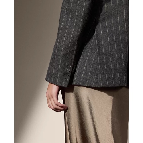 폴로 랄프로렌 Kent Chalk-Stripe Flannel Jacket