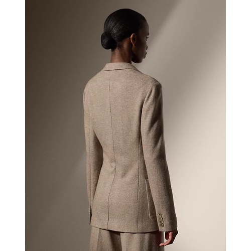 폴로 랄프로렌 Hailey Wool-Blend Herringbone Jacket