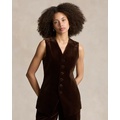 Long Velvet Vest