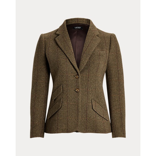 폴로 랄프로렌 Wool-Blend Herringbone Tweed Blazer