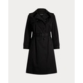 Double-Breasted Cotton-Blend Trench Coat