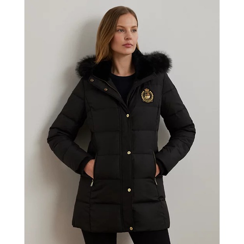 폴로 랄프로렌 Crest-Patch Hooded Down Coat