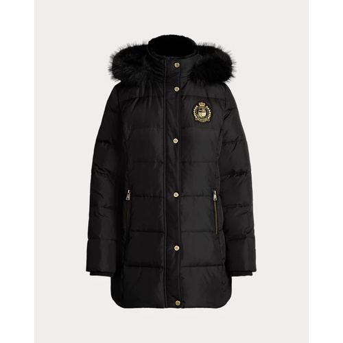 폴로 랄프로렌 Crest-Patch Hooded Down Coat