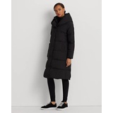 Oversize-Collar Quilted Down Coat