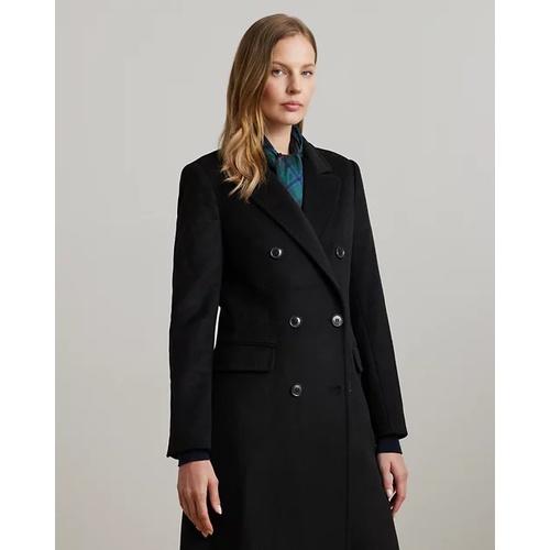 폴로 랄프로렌 Double-Breasted Wool-Blend Coat