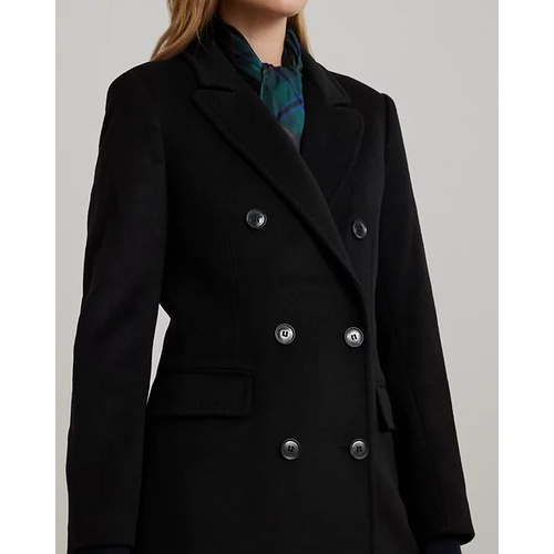 폴로 랄프로렌 Double-Breasted Wool-Blend Coat