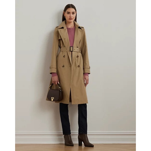 폴로 랄프로렌 Double-Breasted Cotton-Blend Trench Coat