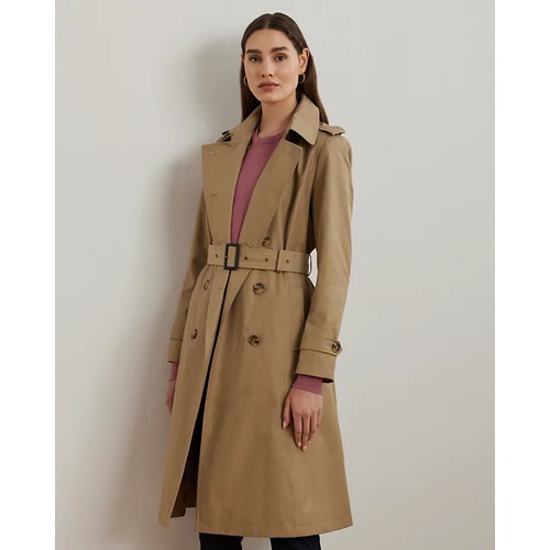 폴로 랄프로렌 Double-Breasted Cotton-Blend Trench Coat