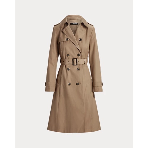 폴로 랄프로렌 Double-Breasted Cotton-Blend Trench Coat