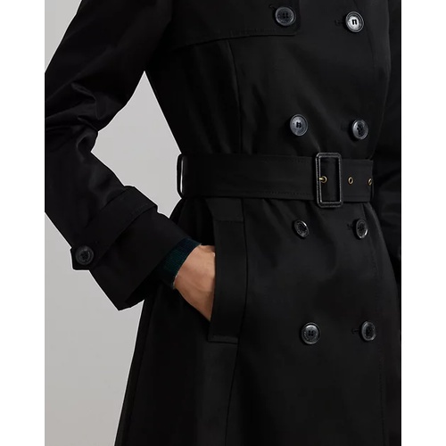 폴로 랄프로렌 Double-Breasted Cotton-Blend Trench Coat