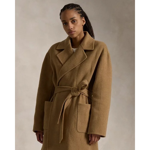 폴로 랄프로렌 Double-Faced Wool Wrap Coat