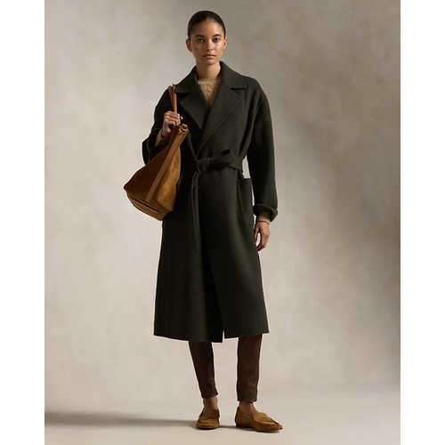 폴로 랄프로렌 Double-Faced Wool Wrap Coat