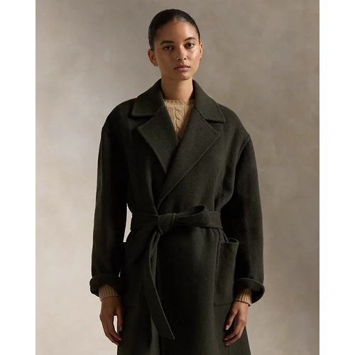 폴로 랄프로렌 Double-Faced Wool Wrap Coat