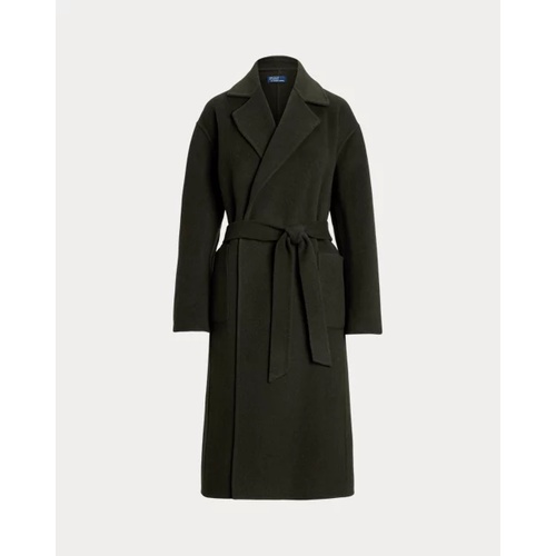 폴로 랄프로렌 Double-Faced Wool Wrap Coat