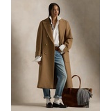 Camel-Hair Long Polo Coat