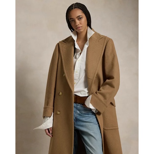 폴로 랄프로렌 Camel-Hair Long Polo Coat