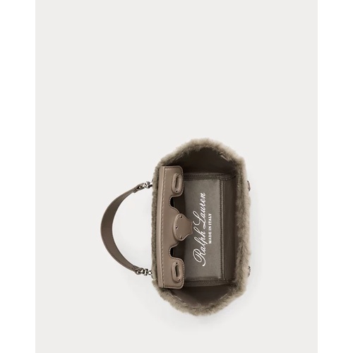 폴로 랄프로렌 Soft Ricky 18 Shearling & Calfskin Bag