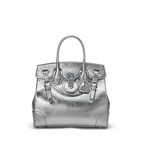 폴로 랄프로렌 Soft Ricky 33 Metallic Calfskin Bag