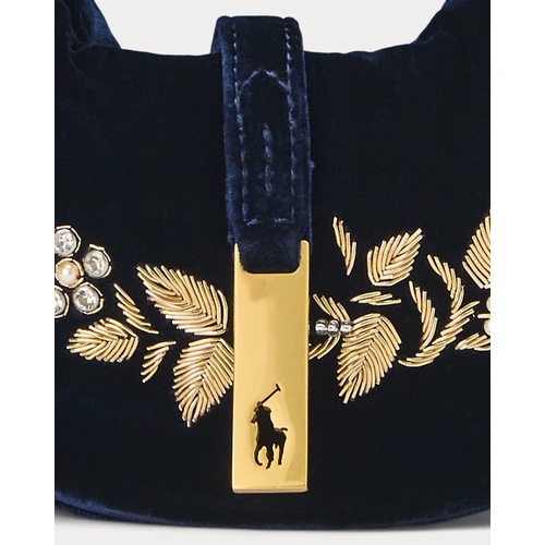 폴로 랄프로렌 Polo ID Bullion Velvet Mini Shoulder Bag