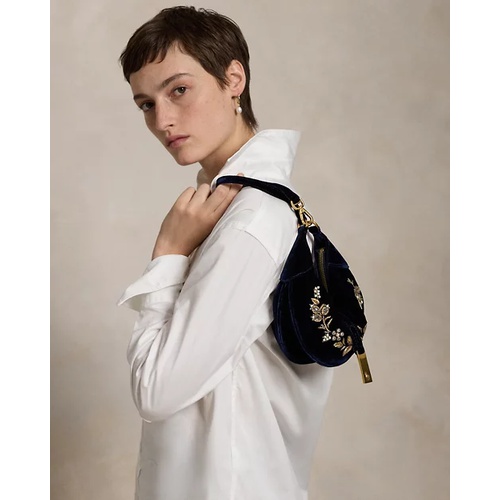 폴로 랄프로렌 Polo ID Bullion Velvet Mini Shoulder Bag