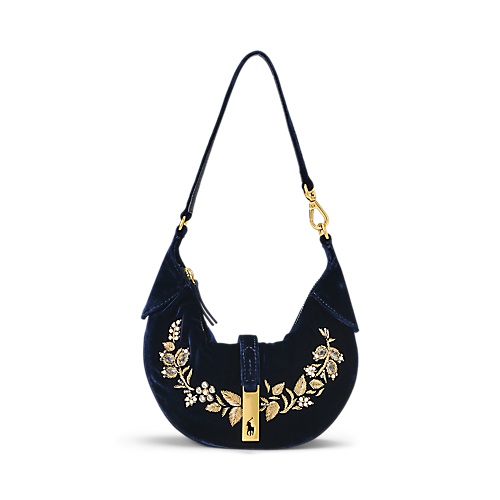 폴로 랄프로렌 Polo ID Bullion Velvet Mini Shoulder Bag