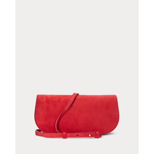 폴로 랄프로렌 Polo ID Suede Medium Clutch Bag