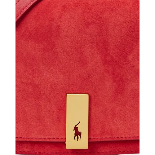 폴로 랄프로렌 Polo ID Suede Medium Clutch Bag