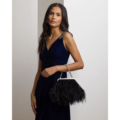 폴로 랄프로렌 Feather Small Hollie Clutch