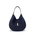 Polo ID Suede Large Shoulder Bag