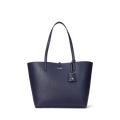 Faux-Leather Large Reversible Tote Bag