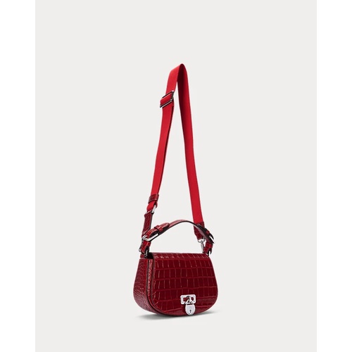 폴로 랄프로렌 Embossed Medium Tanner Crossbody Bag