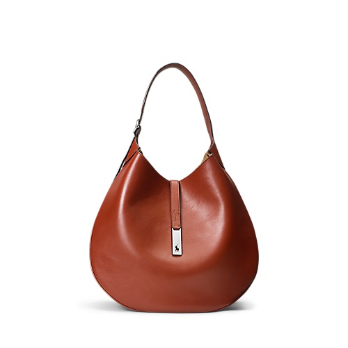 폴로 랄프로렌 Polo ID Calfskin Large Shoulder Bag