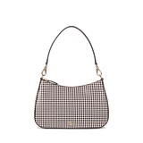 Houndstooth Leather Medium Danni Bag