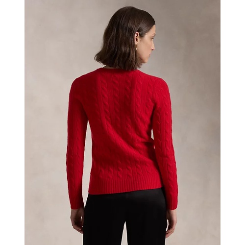 폴로 랄프로렌 Cable-Knit Wool-Cashmere Sweater