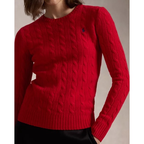 폴로 랄프로렌 Cable-Knit Wool-Cashmere Sweater