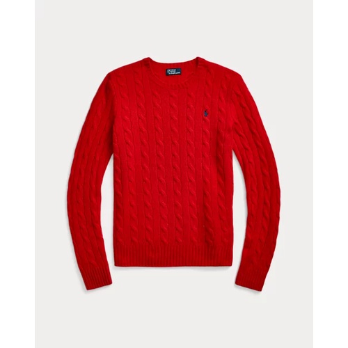 폴로 랄프로렌 Cable-Knit Wool-Cashmere Sweater