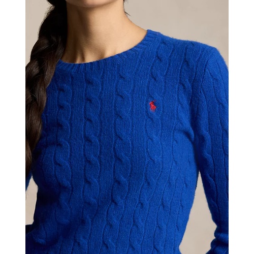 폴로 랄프로렌 Cable-Knit Wool-Cashmere Sweater