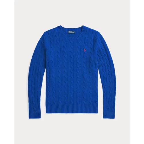 폴로 랄프로렌 Cable-Knit Wool-Cashmere Sweater