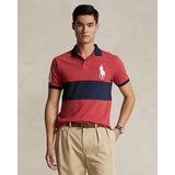 Custom Slim Fit Big Pony Mesh Polo Shirt