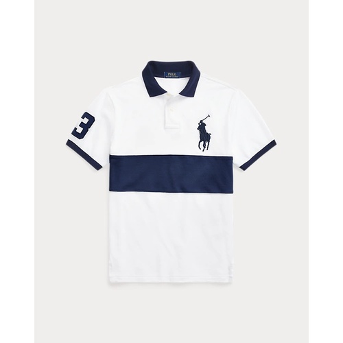 폴로 랄프로렌 Custom Slim Fit Big Pony Mesh Polo Shirt